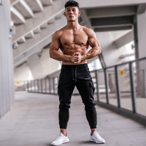 Bv fitness, running, squatting, training pants, loose, ventilating, small foot binding, closing, casual work clothes, men's health pants