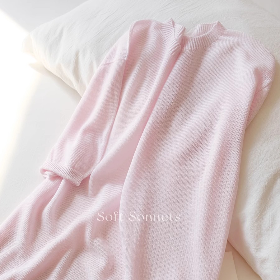 SoftSonnets天丝亚麻淡粉色T恤