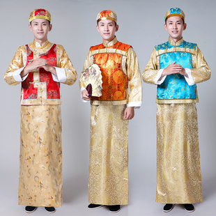 古装清朝贝勒爷阿哥服装成人少爷员外地主古代宫廷王爷演出服