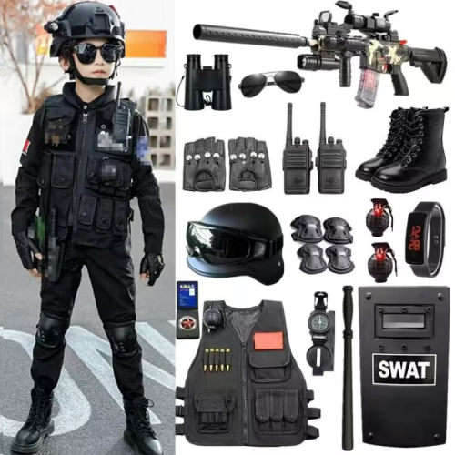 特警全套玩具枪衣服套装通用
