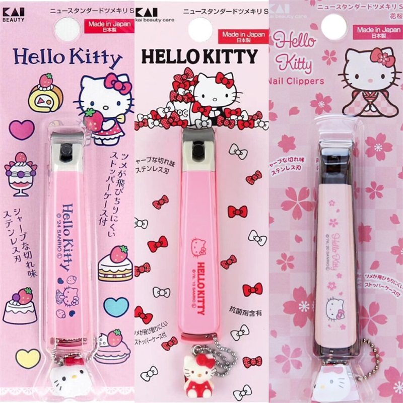 清仓特价日本三丽鸥kitty贝印联名凯蒂猫指甲刀指甲剪指甲钳S号