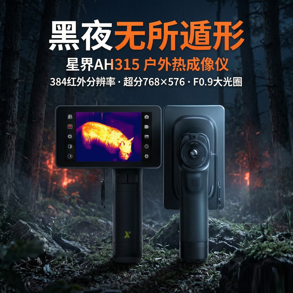 新款手持红外夜视热像仪384分辨率热成像户外热搜巡检夜视设备