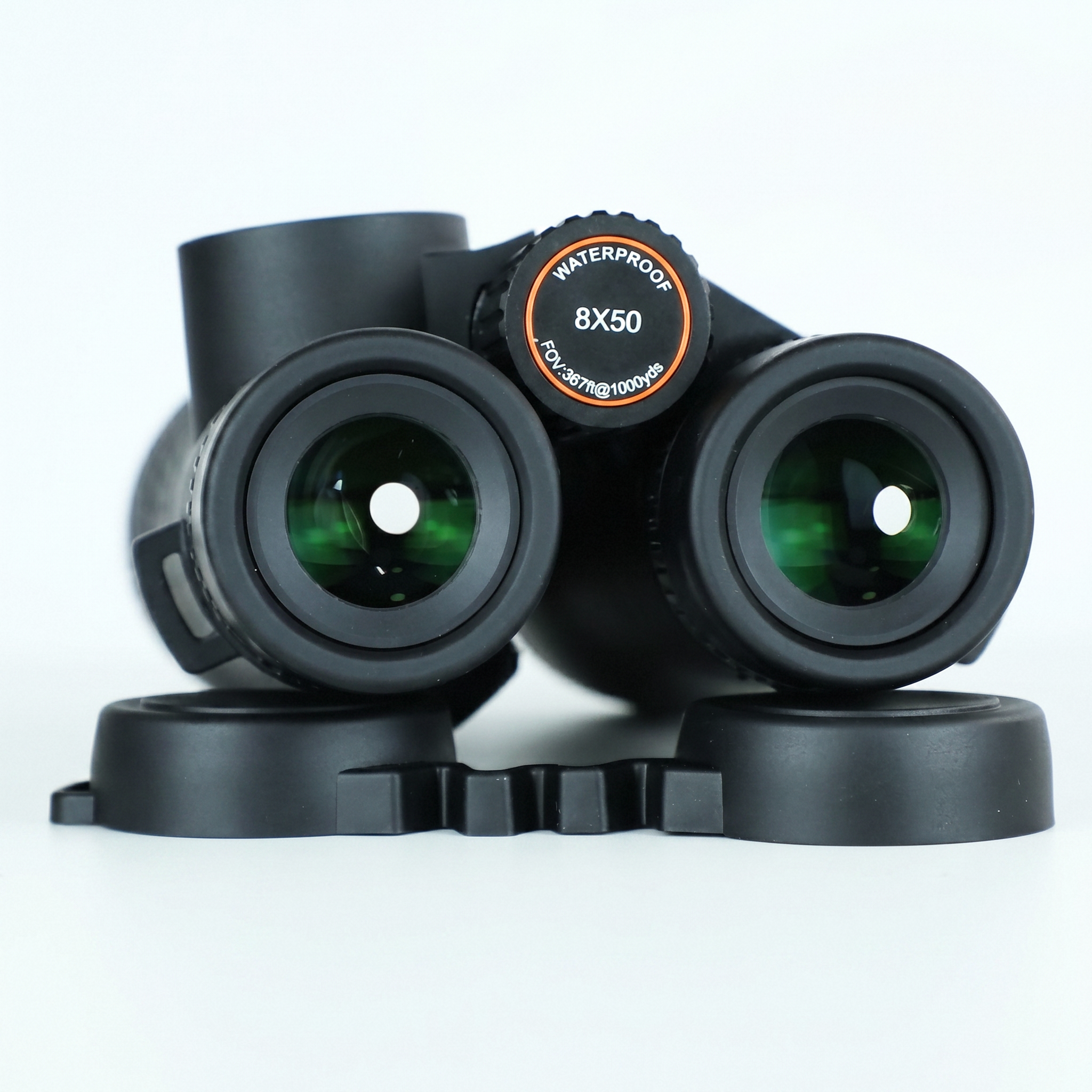新款高端8X50双筒望远镜带罗盘定位坐标手持高清ED镜片专业望远镜