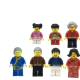 Lego Lego China Новый год Новый год ужин в канун 80101 Temple Fair