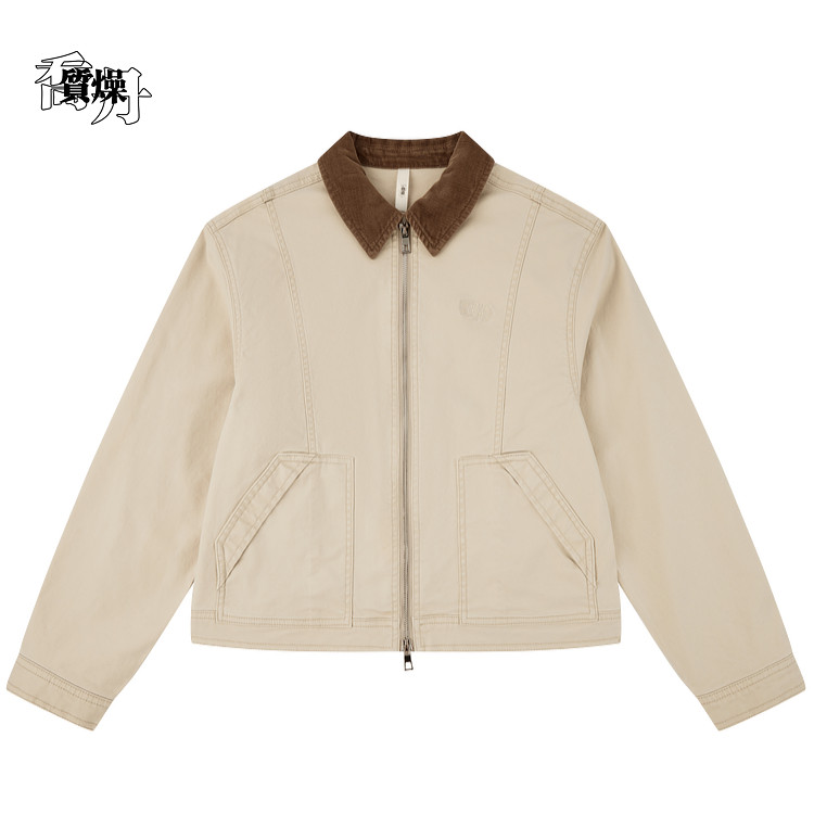 乔丹休闲开衫女士2026春季新款宽松百搭阿美咔叽外套QDLSD2261426,运动服/休闲服装,运动茄克/外套,淘宝优惠券,粉丝福利购,淘宝优惠卷