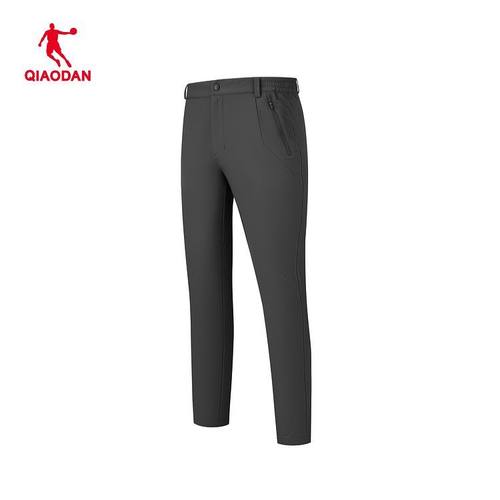 乔丹梭织长裤男休闲通勤直筒裤2026春季款透气舒适百搭单层运动裤