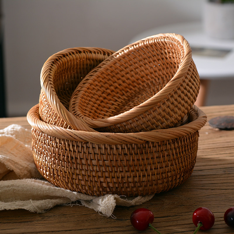 小篮子收纳篮迷你可爱藤编客厅家用家居零食糖果茶几田园收纳篮,收纳整理,其他收纳篮,淘宝优惠券,粉丝福利购,淘宝优惠卷