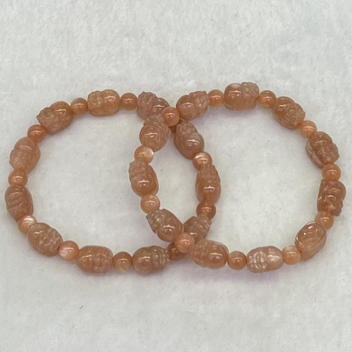 天然太阳石貔貅手串时尚小清新