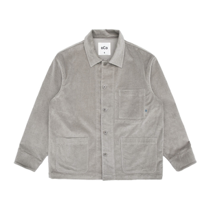 外套灰色单排纽扣长袖 复古条绒工装 任选3件 灯芯绒夹克男 349元