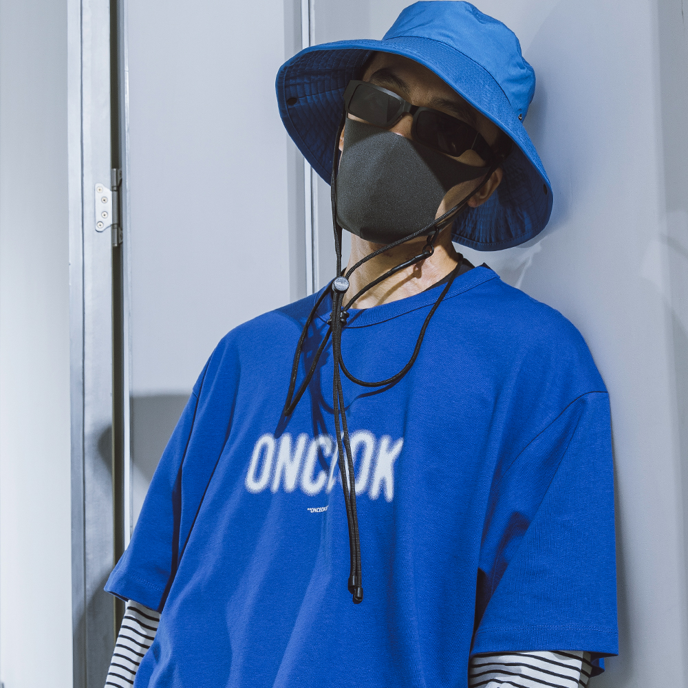 Onceok玩乐局短袖青年反拼缝