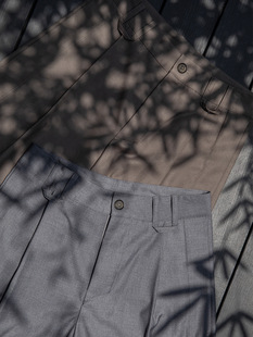 复古西装 短裤 男女同款 裤 任选三件 显瘦休闲灰色薄款 子 249元