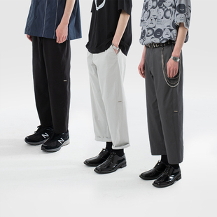 立体剪裁夏季 任选3件 薄款 七九分裤 子男 潮流休闲直筒长裤 249元