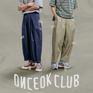 全棉萝卜休闲裤 任选3件 子男士 2024夏季 潮 宽松哈伦裤 249元