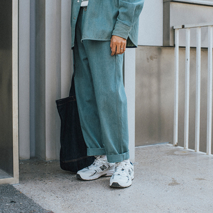 玩乐局Onceok原创复古微锥九分直筒牛仔长裤 任选3件 百搭 249元