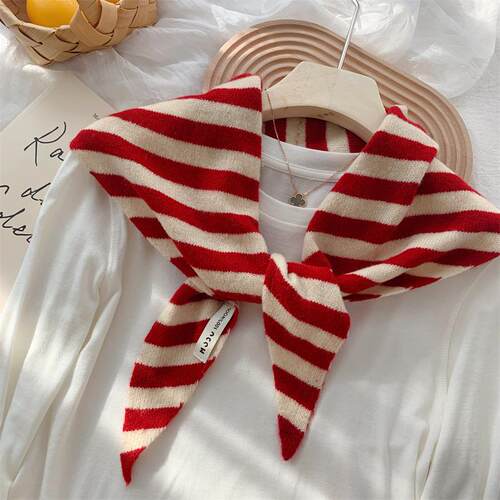 100%羊毛围巾女春秋季韩版小披肩