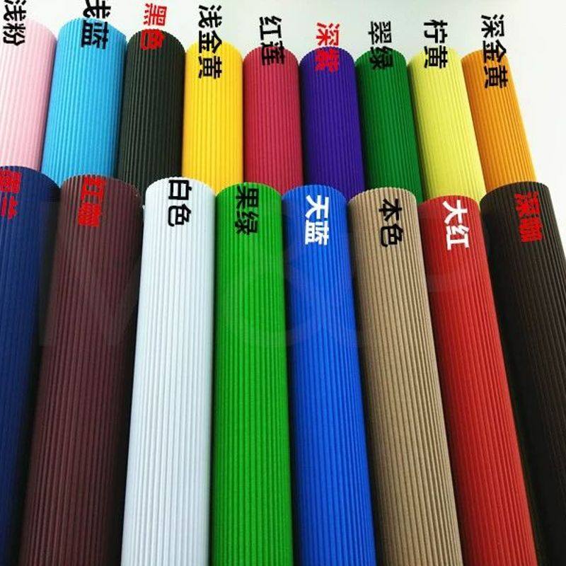 新款彩纸包装纸剪纸窗花衍纸4开彩色瓦楞纸约35X50厘米（10张）,文具电教/文化用品/商务用品,包装纸/蜂窝纸,淘宝优惠券,粉丝福利购,淘宝优惠卷