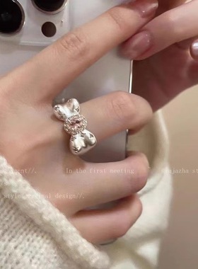 甜心公主~蝴蝶结戒指女2025年