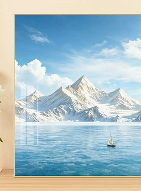 卡卡十字绣套件雪山海景风景画客厅卧室ZSH 手工DIY十字绣自己绣