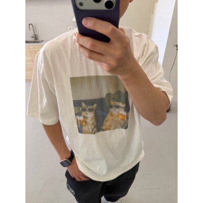 男装东大门短袖T恤可爱墨