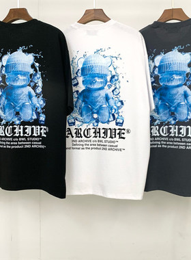 小北韩国代购男装2ND家弹力吸汗面料短袖T恤夏季舒适潮牌ins风