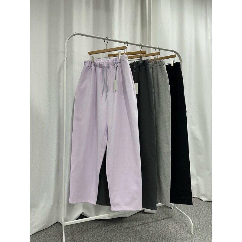 小北韩国代购男装东大门男装MODEN大版宽松os松紧腰围弯刀裤卫裤