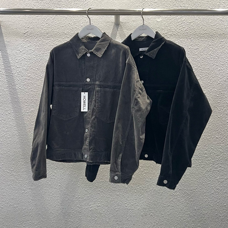 小北韩国代购男装东大门夹克翻领拼接大口袋系扣轻熟风百搭外套