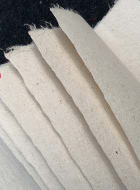 周鸿昌四六八尺构皮麻纸二层夹加厚皮纸岩彩壁画重彩长纤维半熟宣