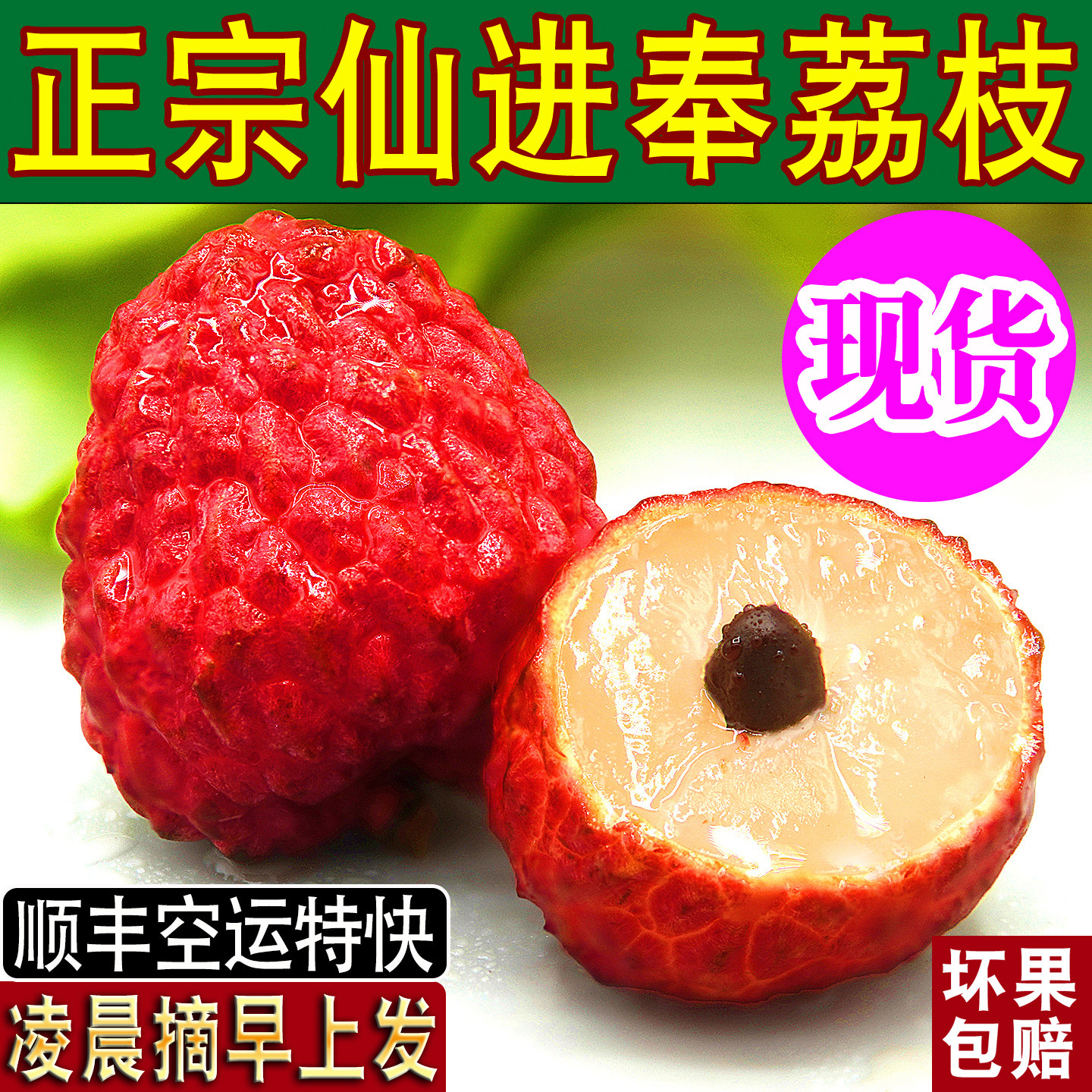 仙进奉荔枝新鲜2026现摘增城现发顺丰次日达应季水果广东茂名高州