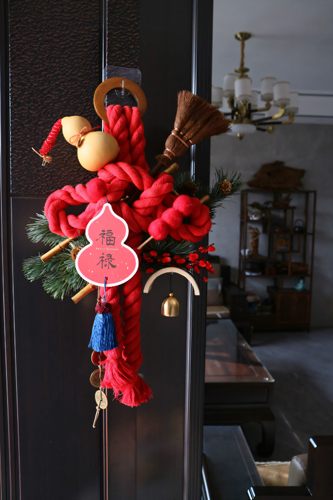 独家原创新年春节乔迁之喜门挂万字结入户装饰创意礼物居家氛围