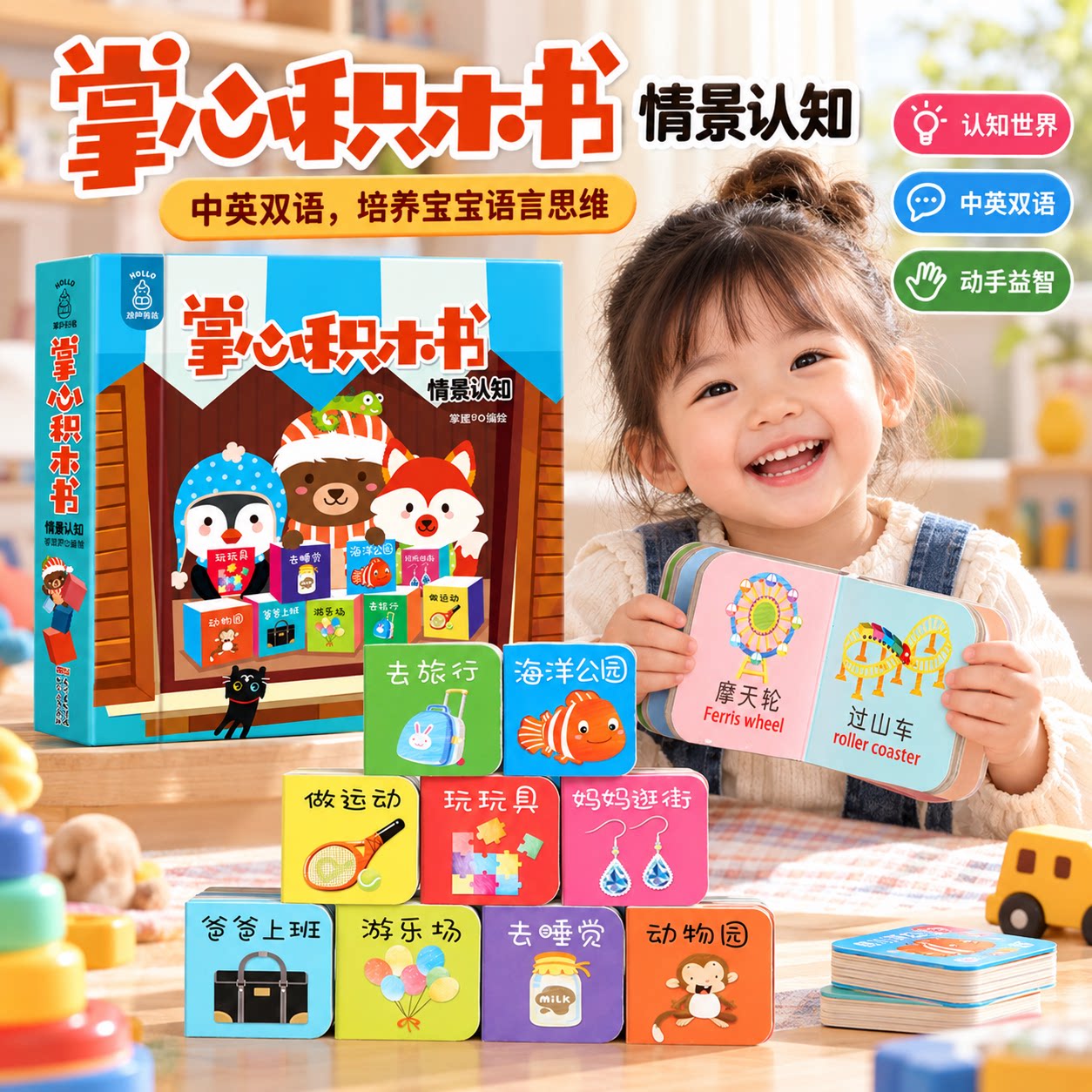 宝宝早教启蒙认知游戏书图片