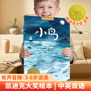 《小岛》(2025年新版)绘本凯迪克金奖青葫芦大奖中英双语儿童文学全彩图画书小学生一年级幼儿园3到6岁亲子共读哲学启蒙课外阅读