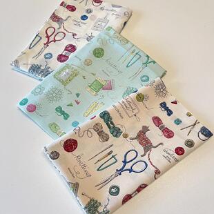 日本进口棉布 YUWA KNITTING 5色布组