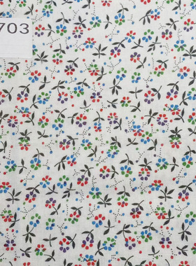 【收藏】1930年代美国制造 原版古董布料 黑灰色系 A703