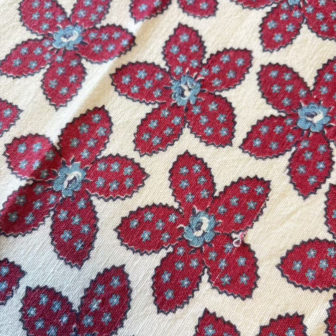 【收藏】1930年美国制造 原版古董布料 大尺寸可连裁 A950