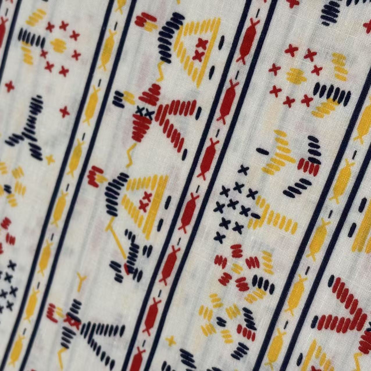 【收藏】1940年美国制造 原版古董布料 大尺寸可连裁 A745