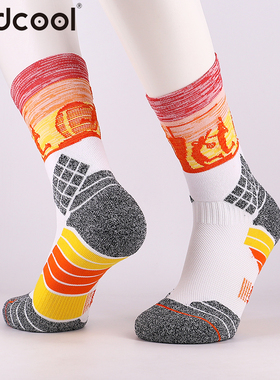 Findcool专业篮球袜男高帮加厚毛巾底实战篮球袜运动精英袜