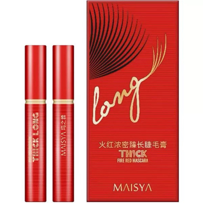 玛之雅 火红浓密臻长睫毛膏顺滑不易结块 不易晕染 不脱妆