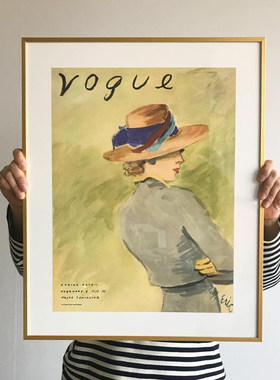 vogue20世纪原版印刷复古海报