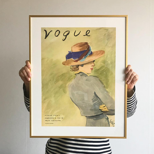 vogue20世纪原版印刷复古海报