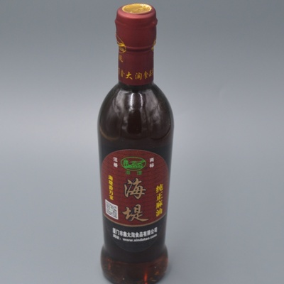 纯正麻油华文海堤香油405毫升