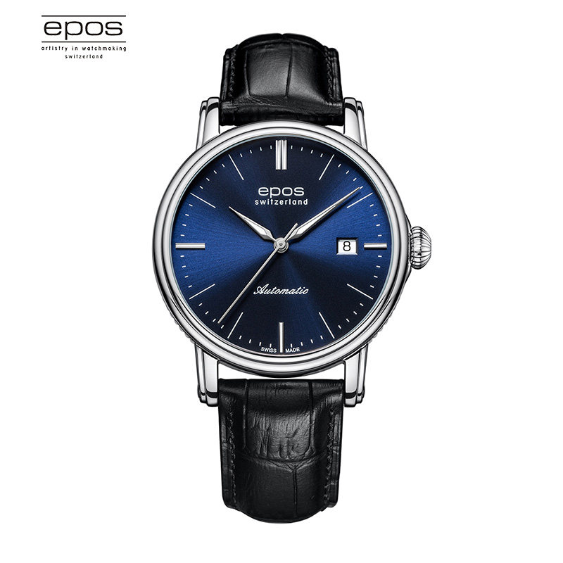 瑞士手表爱宝时EPOS 全自动机械表时尚商务男表3390.152.20.16.25