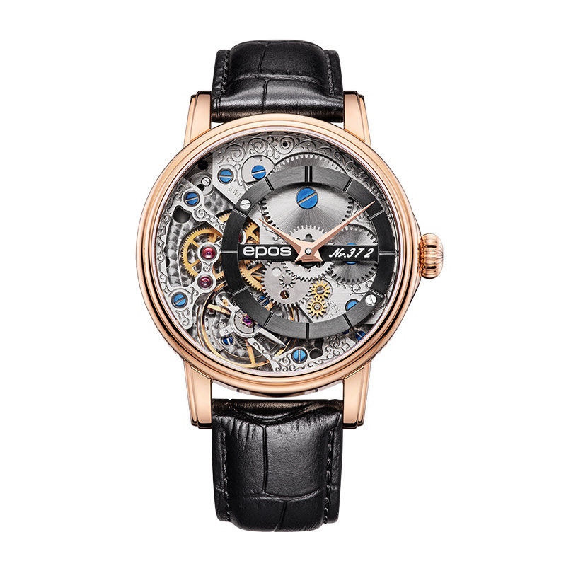 瑞士爱宝时epos 艺术系列 逆转时光 3435.313.24.15.25 机械男表