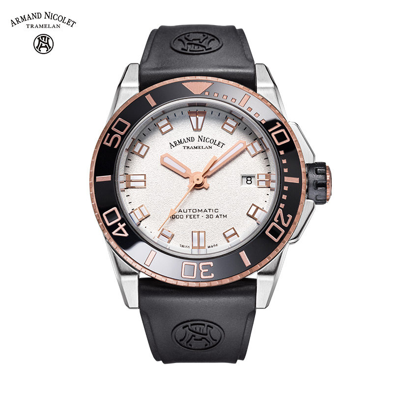 瑞士艾美达Armand Nicolet 运动系列A480ASN-AS-GG4710N 机械男表