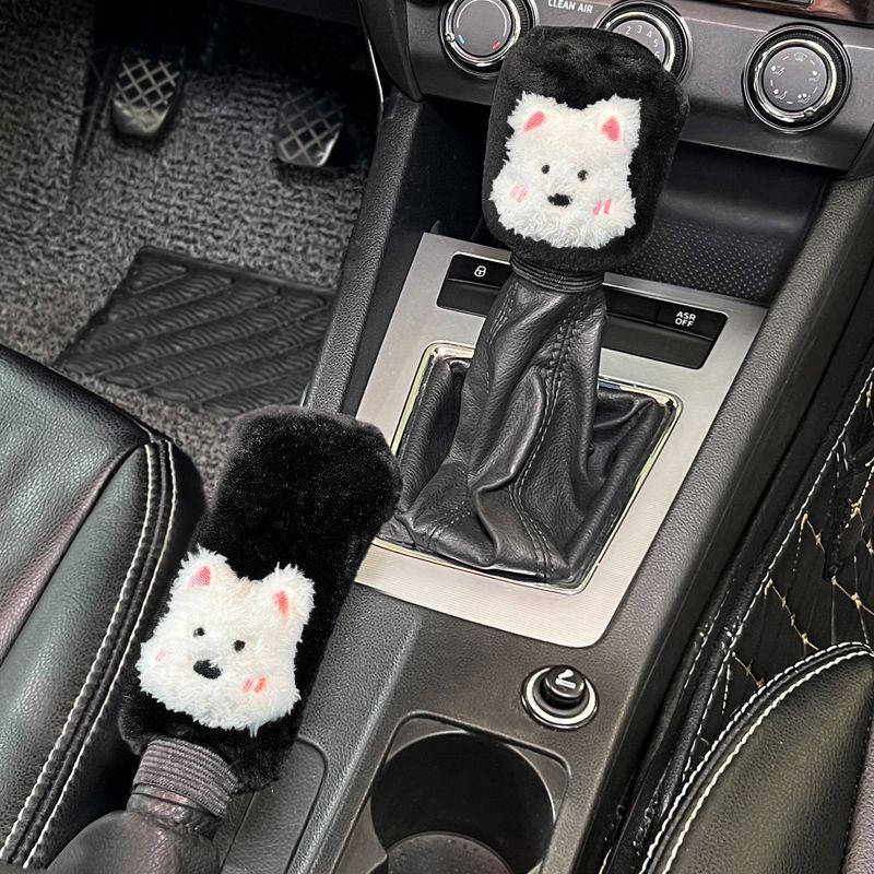 汽车手挡把套冬季毛绒档把套