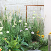 仿真绿植组合芦苇草造景植物美陈服装 店橱窗盆栽落地摆件室内假树