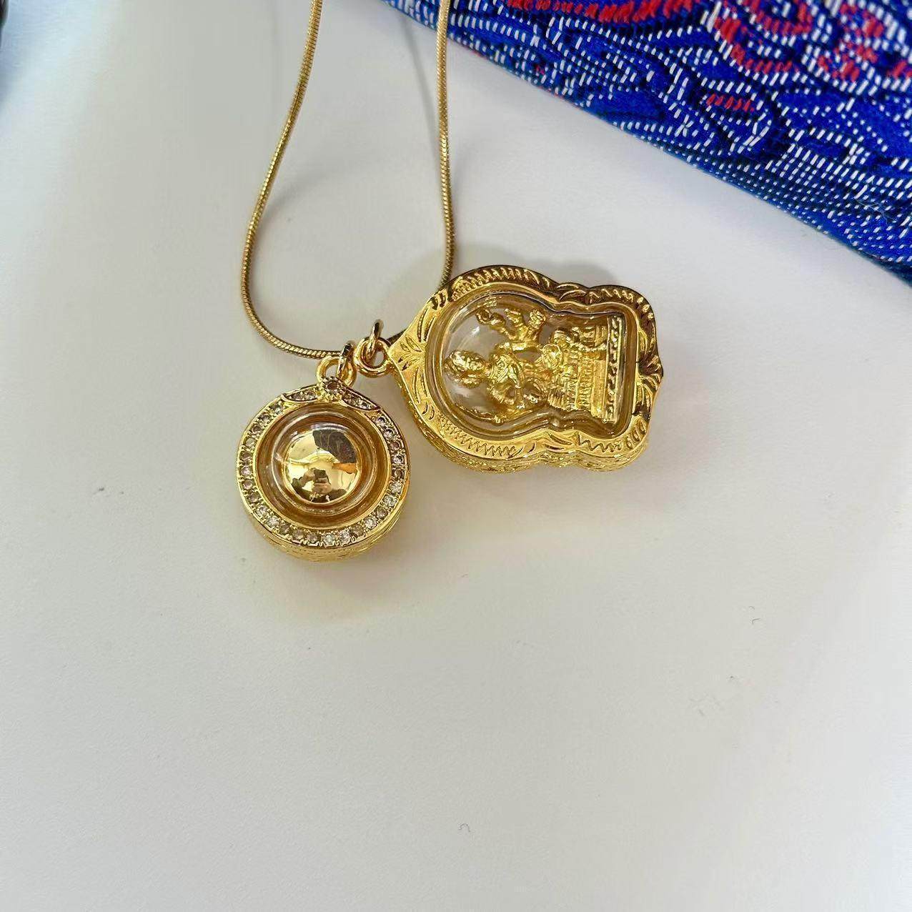 泰国正品吸米星钻壳加迷你四面套装新年送情侣招米礼物带卡片礼盒