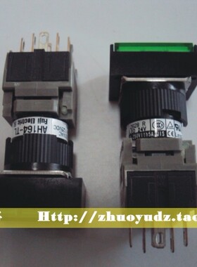 全新原装 富士  方型带LED灯/按钮 AH164-TLW11E3 白色