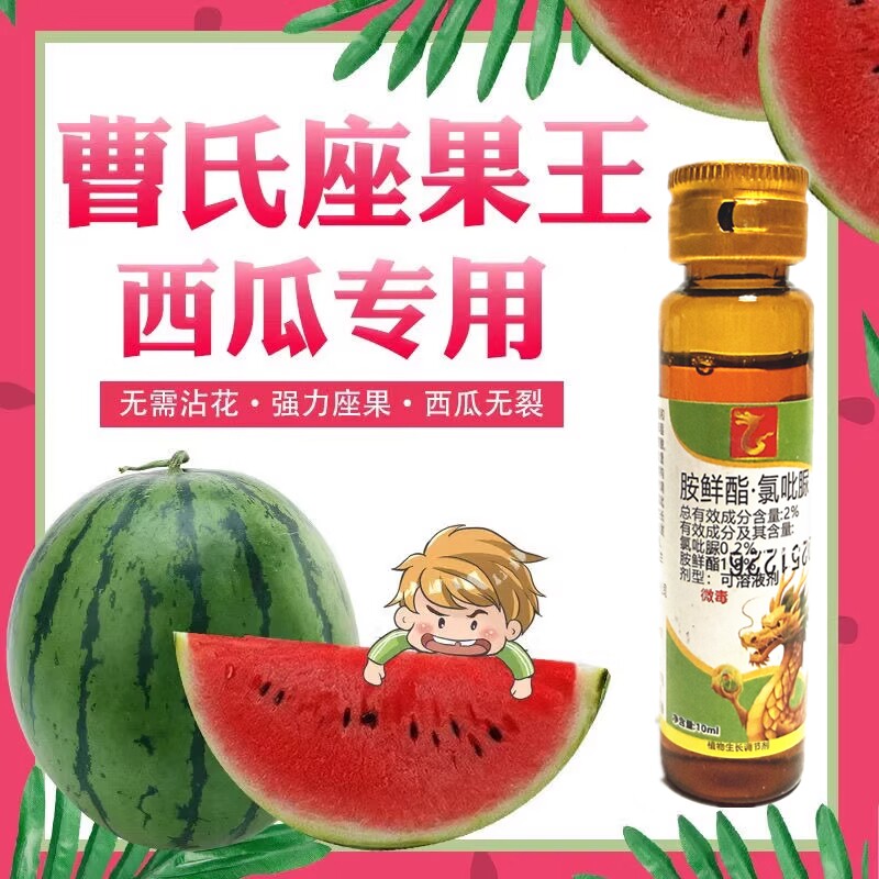 西瓜座果王曹氏天正座果王西瓜专用无需沾花保花保果提高座果率