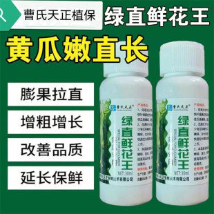 曹氏天正黄瓜专用拉长绿植鲜花王增产膨果营养保鲜拉直膨大剂增粗
