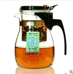 金灶 飘逸杯 茶具 手工吹制 玻璃茶道杯TP-757（700ML）送茶匙